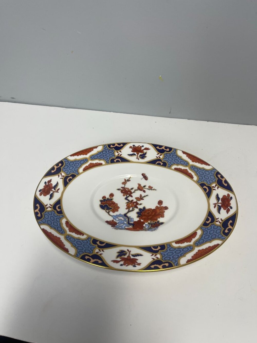 Spode Shima Y8172 Gravy Boat & Y8172-D Underplate Bone China England - Picture 13 of 16